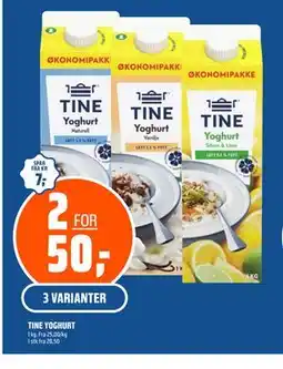 Coop Obs TINE YOGHURT tilbud