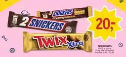 Coop Prix TWIX/SNICKERS tilbud