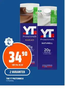 Coop Obs TINE YT PROTEINMELK tilbud