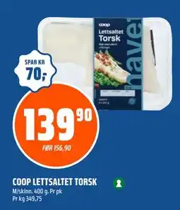 Coop Obs COOP LETTSALTET TORSK tilbud