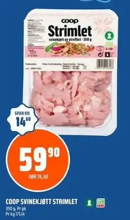 Coop Obs COOP SVINEKJØTT STRIMLET tilbud