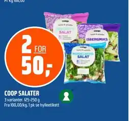 Coop Obs COOP SALATER tilbud