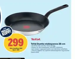 Coop Obs Tefal Duetto stekepanne 28 cm tilbud