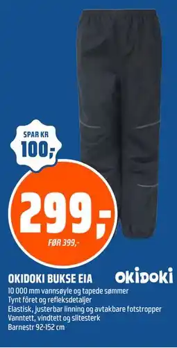 Coop Obs OKIDOKI BUKSE EIA tilbud
