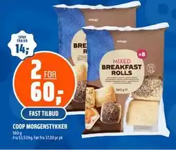 Coop Obs COOP MORGENSTYKKER tilbud