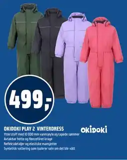 Coop Obs OKIDOKI PLAY 2 VINTERDRESS tilbud