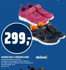 Coop Obs OKIDOKI RASK 3 SNEAKERS BARN tilbud
