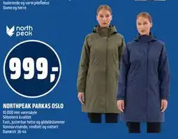 Coop Obs NORTHPEAK PARKAS OSLO tilbud
