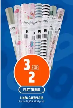 Coop Obs LINEA GAVEPAPIR tilbud