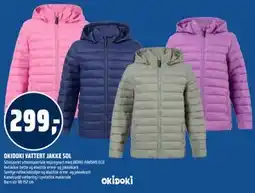 Coop Obs OKIDOKI VATTERT JAKKE SOL tilbud