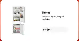 Skousen Siemens KI86VNSEO iQ100 , Integrert kombiskap tilbud