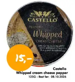 Havaristen Castello Whipped cream cheese pepper tilbud