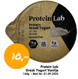 Havaristen Protein Lab Gresk Yogurt Vanilje tilbud