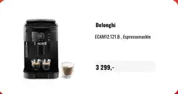 Skousen Delonghi ECAM12.121.B , Espressomaskin tilbud