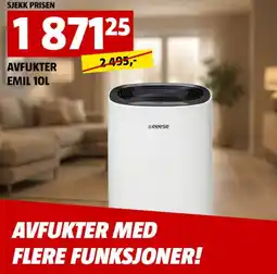 Bauhaus eeese avfukter emil 10l tilbud