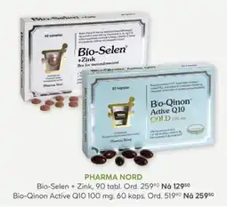 Vitusapotek Pharma Nord Bio-Selen + Zink Bio-Qinon Active Q10 tilbud