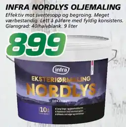 Coop Byggmix Infra Nordlys oljemaling tilbud