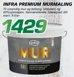 Coop Byggmix Infra Premium Murmaling tilbud