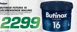 Coop Byggmix Butinox Futura 16 selvrensende maling tilbud