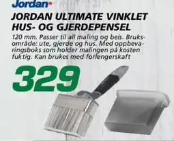 Coop Byggmix Jordan Ultimate Vinklet Hus- og Gjerdepensel tilbud