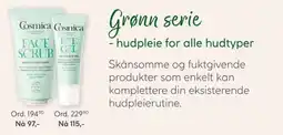 Vitusapotek Cosmica Grønn serie tilbud