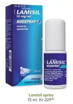 Vitusapotek Lamisil hudspray tilbud