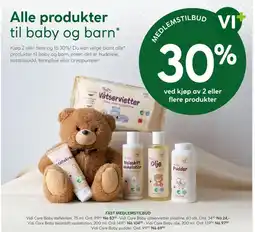 Vitusapotek Vidi Care alle produkter til baby og barn tilbud