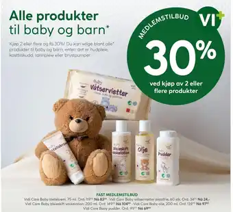 Vidi Care alle produkter til baby og barn