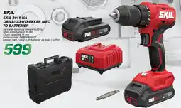 Coop Byggmix Skil 3011 HA drillskrutrekker med to batterier tilbud