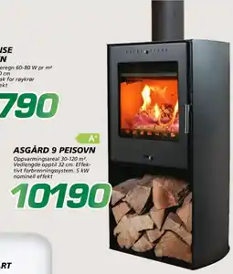 Coop Byggmix Asgaard 9 peisovn tilbud