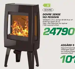 Coop Byggmix Dovre sense 103 peisovn tilbud