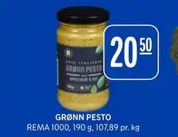 Rema 1000 GRØNN PESTO tilbud