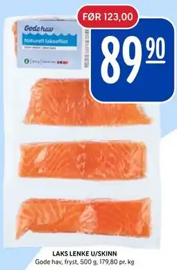 Rema 1000 LAKS LENKE U/SKINN tilbud