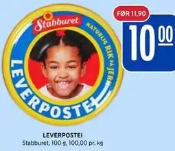 Rema 1000 LEVERPOSTEI tilbud