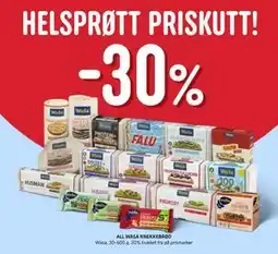 Rema 1000 ALL WASA KNEKKEBRØD tilbud
