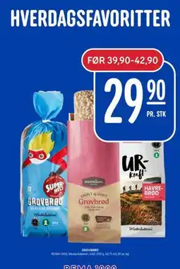 Rema 1000 GROVBRØD tilbud