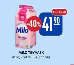 Rema 1000 MILO TØYVASK tilbud
