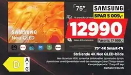 POWER SAMSUNG 75 4K Smart-TV tilbud