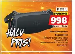 POWER FEEL Bluetooth-høyttaler tilbud