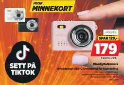 POWER Minidigitalkamera tilbud