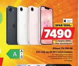 POWER iPhone 17e 256 GB tilbud