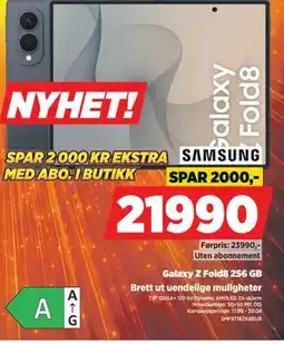 POWER Galaxy Z Fold8 256 GB tilbud