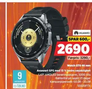 POWER Watch GT6 46 mm tilbud