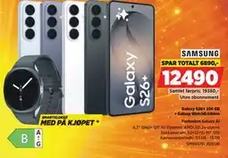 POWER Galaxy S26+ 256 GB + Galaxy Watch8 44mm tilbud