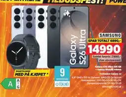 POWER Galaxy S26 Ultra 256 GB + Galaxy Watch8 44mm tilbud