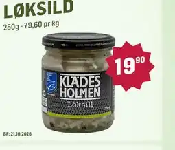 Holdbart LØKSILD tilbud
