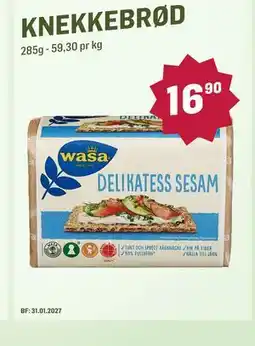 Holdbart KNEKKEBRØD tilbud