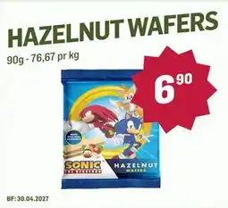 Holdbart HAZELNUT WAFERS tilbud