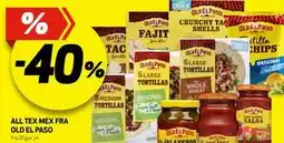 Bunnpris ALL TEX MEX FRA OLD EL PASO tilbud
