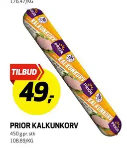 Bunnpris PRIOR KALKUNKORV tilbud